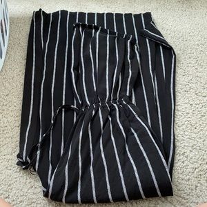 Striped jumpsuit
